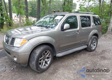 2005 Nissan Pathfinder Se из США, поврежденный, VIN 5N1AR18WX5C748572